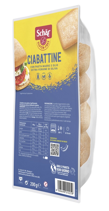 SCHAR CIABATTINA PANE 200 G - Antica Farmacia Ferrari