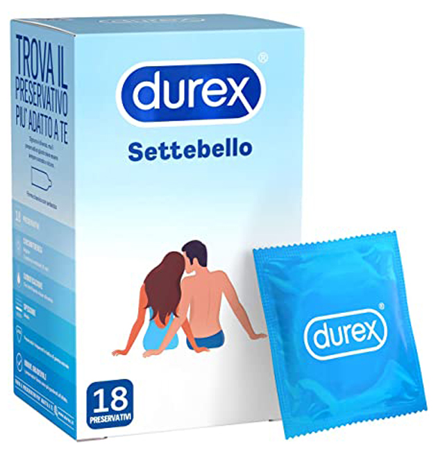 PROFILATTICO DUREX SETTEBELLO CLASSICO 18 PEZZI - Antica Farmacia Ferrari