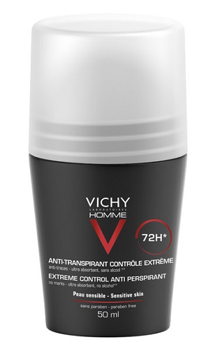 VICHY HOMME DEO ROLL-ON ANTI-TRASPIRANTE 50 ML - Antica Farmacia Ferrari