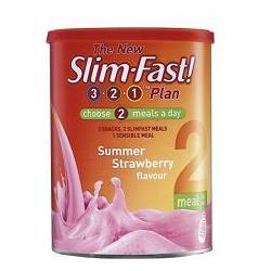SLIMFAST BARATTOLO POLVERE FRAPPE' FRAGOLA 438 G - Antica Farmacia Ferrari