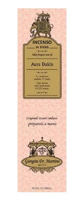 INCENSO AURA DULCIS 10 STICKS - Oltrefarma