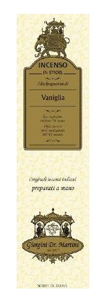 INCENSO VANIGLIA 15 G - Antica Farmacia Ferrari