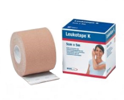BENDA ADESIVA LEUKOTAPE K PER TAPING FISIOTERAPICO LARGHEZZA 5 CM LUNGHEZZA 5 M COLOR CARNE IN ROTOLO - Antica Farmacia Ferrari