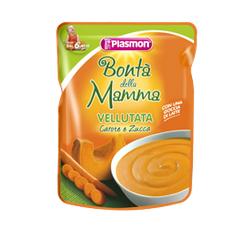 PLASMON POUCHES VELLUTATA DI CAROTE E ZUCCA 180 G - Antica Farmacia Ferrari