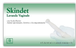 SKINDET LAVANDA VAGINALE 4 FLACONI 140 ML + 4 CANNULE MONOUSO IN BLISTER - Antica Farmacia Ferrari