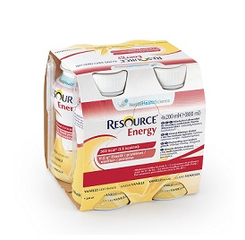 RESOURCE ENERGY VANIGLIA 4 BOTTIGLIE 200 ML NUOVO PACKAGING - Antica Farmacia Ferrari