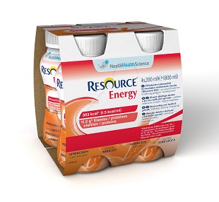 RESOURCE ENERGY ALBICOCCA 4 BOTTIGLIE 200 ML - Antica Farmacia Ferrari
