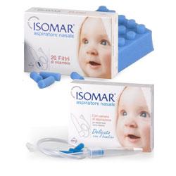 FILTRO RICAMBIO ASPIRATORE NASALE ISOMAR 20 PEZZI - Antica Farmacia Ferrari