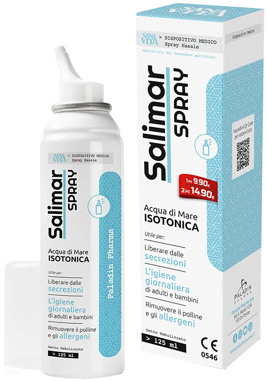 SANAVITA SALIMAR SPRAY NASALE NEW 125 ML - Antica Farmacia Ferrari
