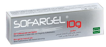 SOFARGEL GEL CON SULFADIAZINA ARGENTICA 10 G - Antica Farmacia Ferrari