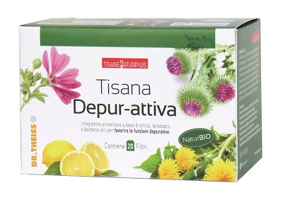NATURPLUS TISANA DEPUR-ATTIVA 20 FILTRI - Antica Farmacia Ferrari