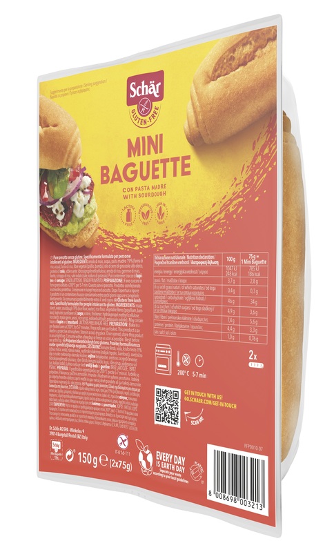 SCHAR DUO MINI-BAGUETTE 150 G - Antica Farmacia Ferrari