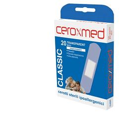 CEROXMED CLASSIC TRASPARENTI 7,2 CM X 1,9 CM 20 CEROTTI MEDI - Antica Farmacia Ferrari