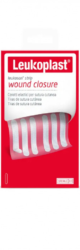 CEROTTO PER SUTURA LEUKOSAN STRIP 6X38MM 2 BUSTE X 6 CEROTTI - Antica Farmacia Ferrari