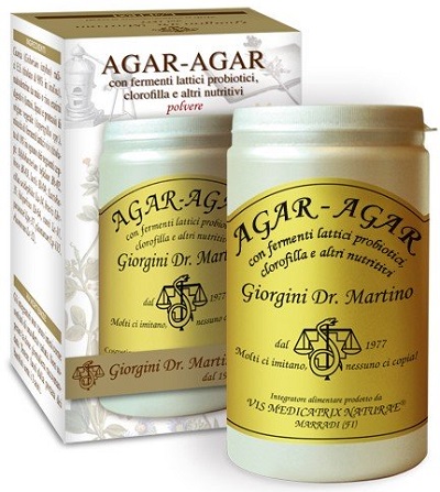 AGAR AGAR CON FERMENTI LATTICI CLOROFILLA 150 G - Antica Farmacia Ferrari