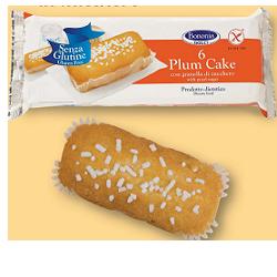 BONONIA PLUMCAKE CON GRANELLA DI ZUCCHERO SENZA GLUTINE 6 X 37 G - Antica Farmacia Ferrari