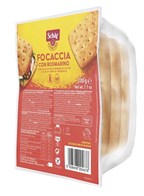 SCHAR FOCACCIA ROSMARINO 200 G - Antica Farmacia Ferrari