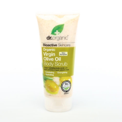 DR ORGANIC VIRGIN OLIVE OIL OLIO DI OLIVA BODY SCRUB CORPO 200 ML - Antica Farmacia Ferrari