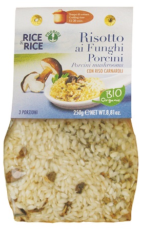 RICE&RICE RISOTTO AI FUNGHI PORCINI CON MISO 250 G - Oltrefarma