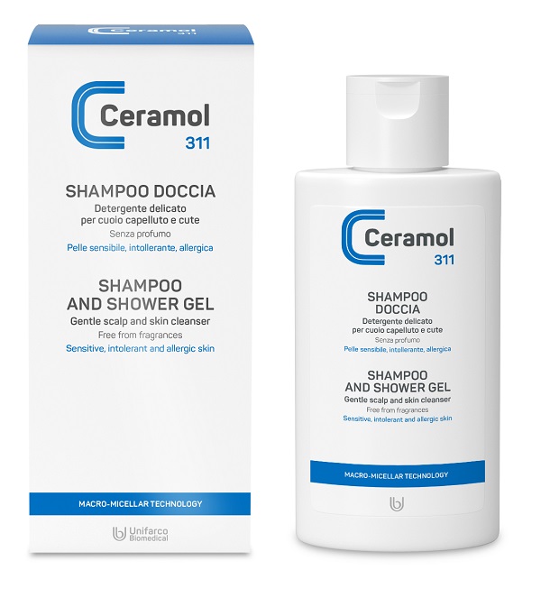 CERAMOL SHAMPOO DOCCIA FLACONE 200 ML - Antica Farmacia Ferrari