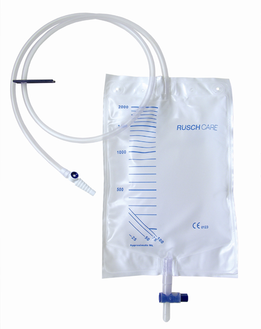 SACCA DI DRENAGGIO LETTO PER INCONTINENZA 2000ML IN PVC CON VALVOLA DI NON RITORNO E SCARICO STERILE CON TUBO DI RACCORDO 120CM 1 PEZZO RIUTILIZZABILE - Antica Farmacia Ferrari