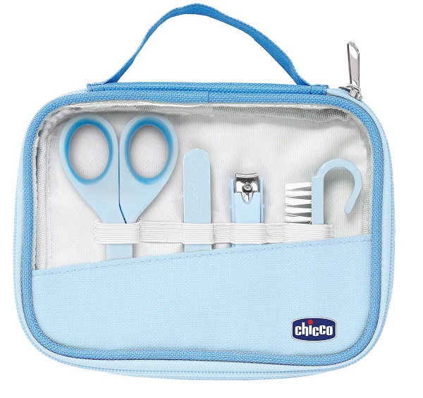 CHICCO SET UNGHIE BAMBINO AZZURRO-VERDE - Antica Farmacia Ferrari