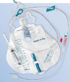 CATETERE IN SILICONE SCANALATO PROFILCATH PRECONNESSO CH20 LUNGHEZZA 40CM + SACCA DI DRENAGGIO DA 2000ML GRADUATA CON TUBO DI SCARICO ELASTICO E CHIUSURA A MORSETTO - Oltrefarma
