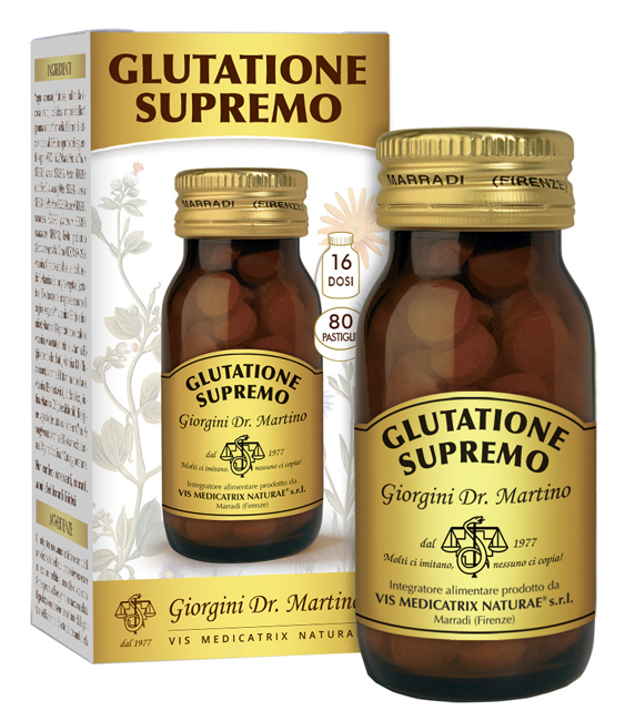 GLUTATIONE SUPREMO 80 PASTIGLIE - Antica Farmacia Ferrari