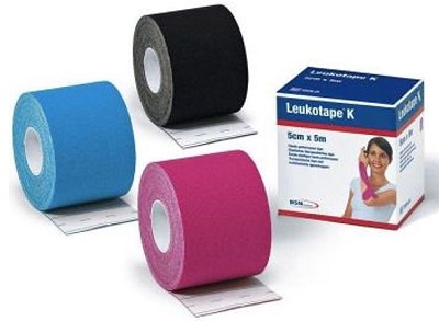 BENDA ADESIVA LEUKOTAPE K PER TAPING FISIOTERAPICO LARGHEZZA 5 CM LUNGHEZZA 5 M COLORE NERO IN ROTOLO - Antica Farmacia Ferrari