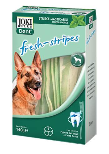 JOKI PLUS DENT FRESH-STRIPES 140 G PER CANI DI TAGLIA GRANDE - Antica Farmacia Ferrari