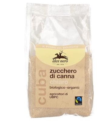 ZUCCHERO DI CANNA CHIARO BIO CUBA FAIRTRADE 500 G - Antica Farmacia Ferrari