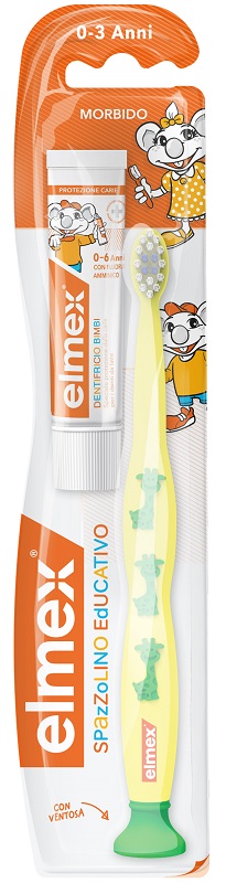 ELMEX SPAZZOLINO BIMBI EDUCATIVO NEW 0-3 ANNI - Antica Farmacia Ferrari