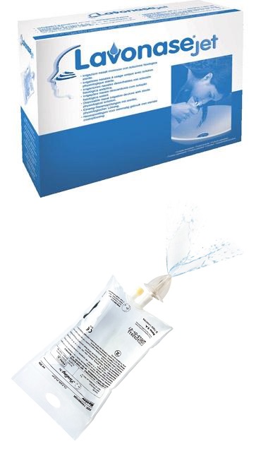 IRRIGATORE NASALE LAVONASE CON SOLUZIONE FISIOLOGICA 6 PEZZI - Antica Farmacia Ferrari