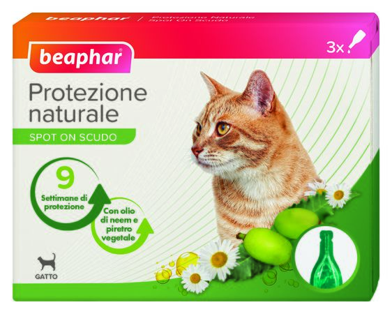 PROTEZIONE NAT SPOT ON GATTO 3 PIPETTE DA 1 ML - Antica Farmacia Ferrari