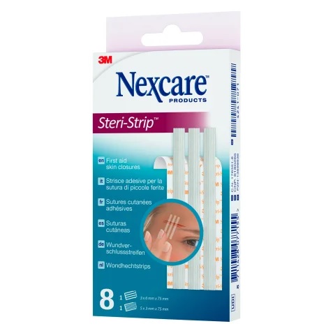 CEROTTO PER SUTURA NEXCARE STERISTRIP 6X75 MM + 3X75 MM - Antica Farmacia Ferrari