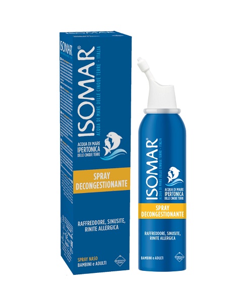 ISOMAR NASO CHIUSO SOLUZIONE ACQUA DI MARE IPERTONICA PER DECONGESTIONE NASO CHIUSO 50 ML - Antica Farmacia Ferrari