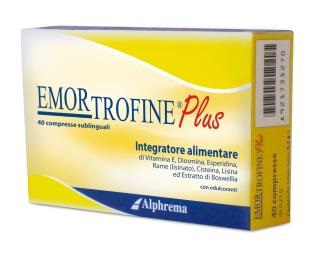 EMORTROFINE PLUS 40 COMPRESSE SUBLINGUALI - Antica Farmacia Ferrari