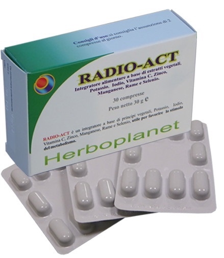 RADIO ACT 30 G 30 COMPRESSE - Antica Farmacia Ferrari