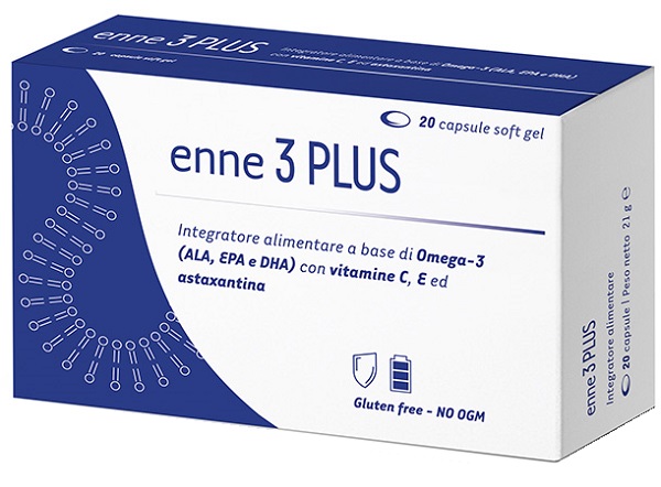 ENNE 3 PLUS 20 CAPSULE SOFTGEL - Antica Farmacia Ferrari