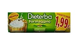 DIETERBA OMOGENEIZZATO FORMAGGINO 3 PEZZI 80 G - Antica Farmacia Ferrari