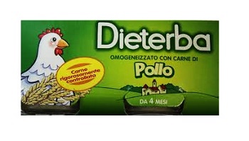 DIETERBA OMOGENEIZZATO POLLO 3 PEZZI 80 G - Antica Farmacia Ferrari