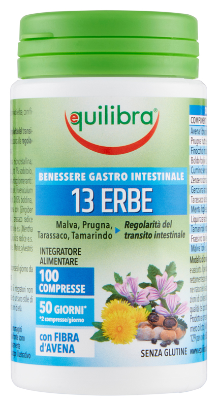13 ERBE CON FIBRA 100 COMPRESSE - Antica Farmacia Ferrari