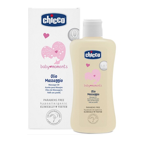 CHICCO COSMETICI BABY MOMENTS OLIO MASSAGGIO 200 ML - Antica Farmacia Ferrari