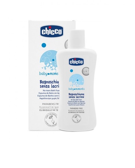 CHICCO COSMETICI BABY MOMENTS BAGNOSCHIUMA 200 ML - Antica Farmacia Ferrari