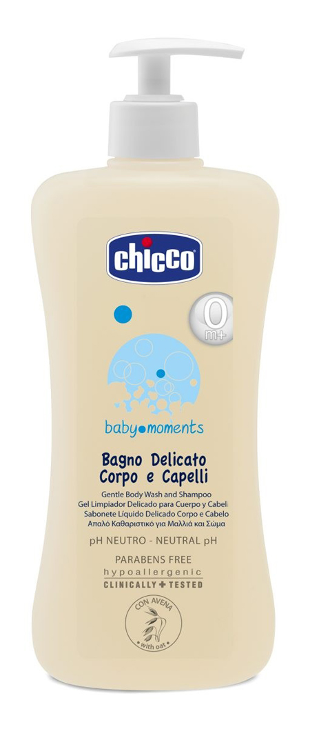 CHICCO COSMETICI BABY MOMENTS CORPO CAPELLI 500 ML - Antica Farmacia Ferrari