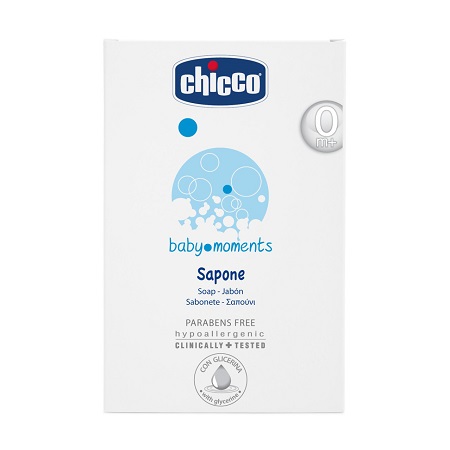 CHICCO COSMETICI BABY MOMENTS SAPONETTA 100 G - Antica Farmacia Ferrari