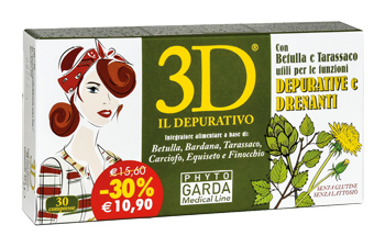 3D IL DEPURATIVO 30 COMPRESSE - Antica Farmacia Ferrari