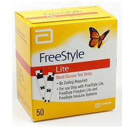 STRISCE MISURAZIONE GLICEMIA FREESTYLE LITE 50 PEZZI - Antica Farmacia Ferrari