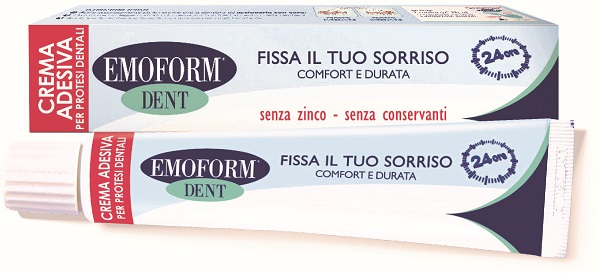 EMOFORM DENT CREMA ADESIVA PER PROTESI DENTALE 45 G - Antica Farmacia Ferrari