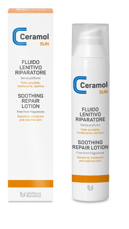 CERAMOL SUN FLUIDO LENITIVO 100 ML - Antica Farmacia Ferrari
